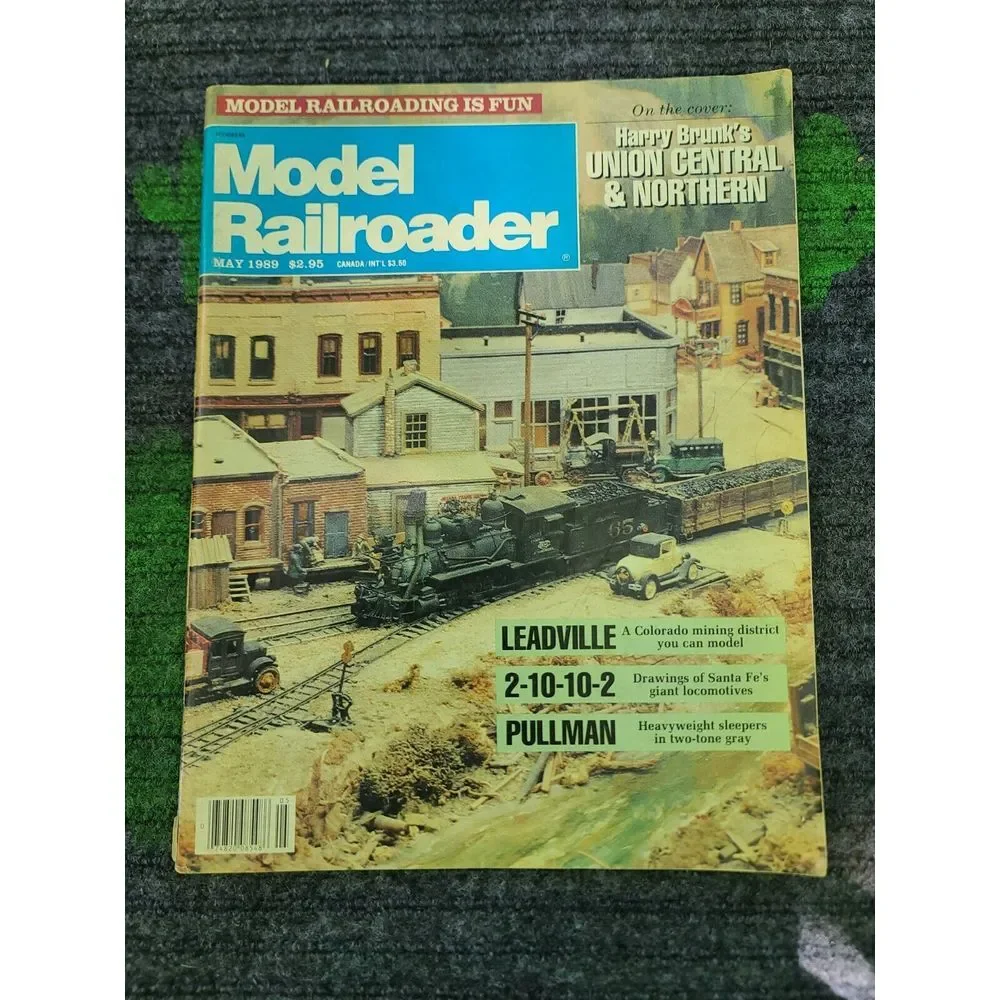 Model Railroader Magazine 1989 Jan‎ Thru June Locomotive Train Hobby Craft Build